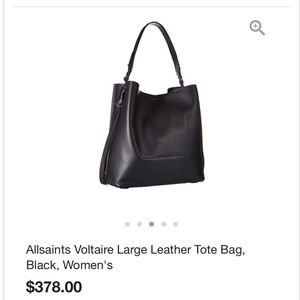 All saints leather purse